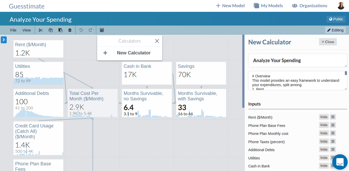 New Calculator Form