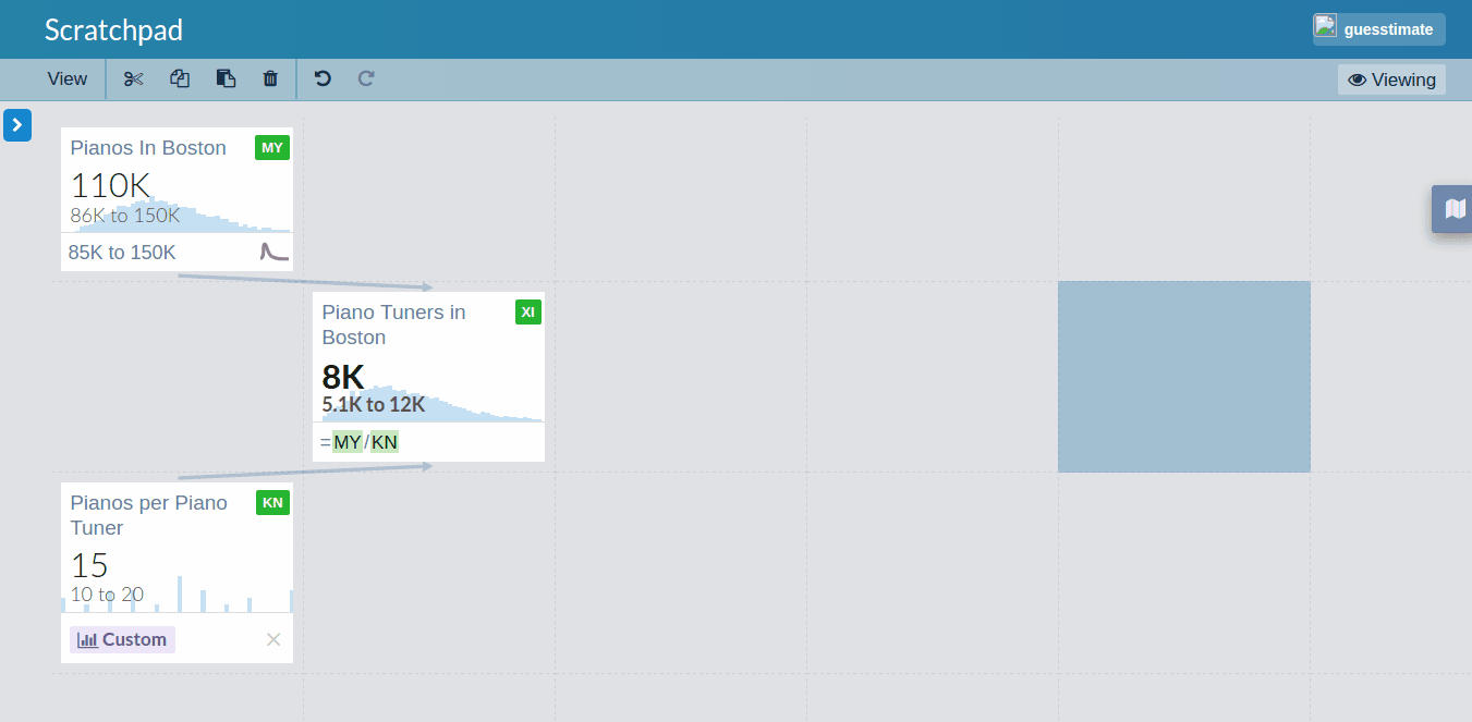 Example Model with Uncertainty